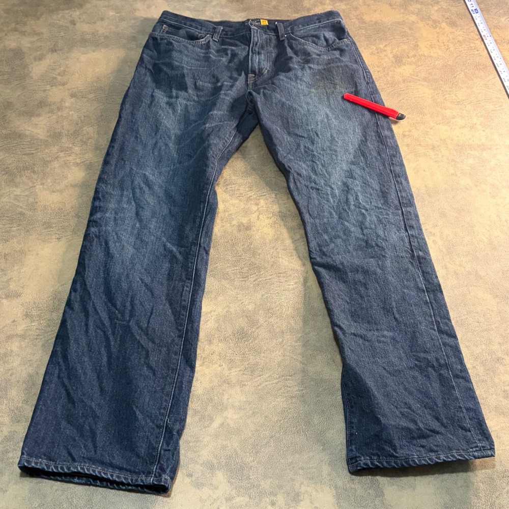 J.Crew Slim Straight Jeans Mens 32x32 Blue Dark Wash Denim Casual 4322